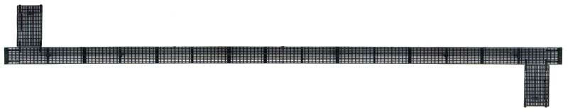 Kadee HO 2012 50' Black Apex Running Boards (1 Pair)