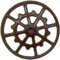 Kadee HO 2020 Ajax Brake Wheels, Box Car Red (8)