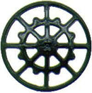 Kadee HO 2040 Ajax Brake Wheels, Black (8)