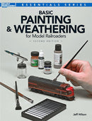 Kalmbach Publishing Softcover Book 12484 Basic Painting and Weathering for Model Railroaders, Second Edition