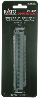 Kato N 20462 Unitrack 4-7/8" Deck Girder Bridge, Gray