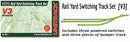 Kato 20862 V3 Rail Yard Switch Track Set - Unitrack, N Scale