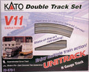 Kato N 20-870 Unitrack Double Track Variation Set 11 (Super Elevated Curves and Modern Concrete Ties)