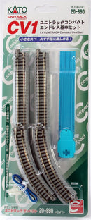 Kato N 20890 CV-1 Basic Compact Oval Track Set (13" x 22-1/2" Oval)