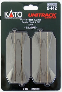 Kato HO 2142 Unitrack 123mm 4-7/8" Road Crossing and Rerailer Track (2)