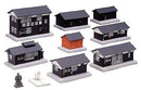 Kato N 23233 Wood Station Buildings Set (Built-Up)