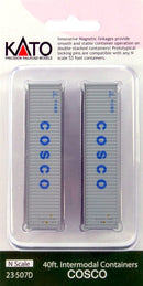 Kato N 23507D 40' Corrugated Container, Cosco (2-Pack)