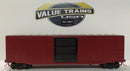 Value Trains USA HO 10055-RO Boxcar, Undecorated