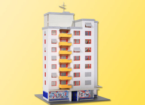 Kibri N 37120 Highrise Tower with Retail Store Kit