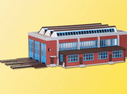 Kibri N 37806 Locomotive Shed Kit