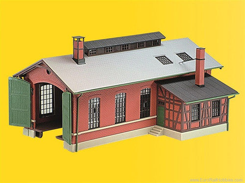 Kibri HO 39436 Single Stall Engine House Kit