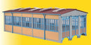Kibri HO 39450 3-Track Era III-V Locomotive Shed Kit (d)