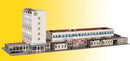 Kibri HO 39514 Kehl Train Station Kit with Floor-Mount LED Lighting