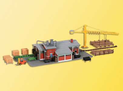 Kibri HO 39816 Sawmill with Interior Kit