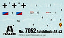 Italeri 7052 AUTOBLINDA AB 43 1:72