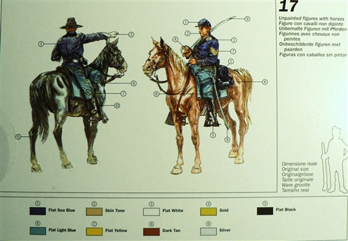 Italeri 6013 - SCALE 1 : 72 Union Cavalry