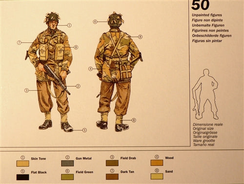 Italeri 6034 - SCALE 1 : 72 British Paratroopers