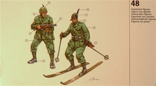 Italeri 6059 - SCALE 1 : 72 Italian Mountain Troops Alpini