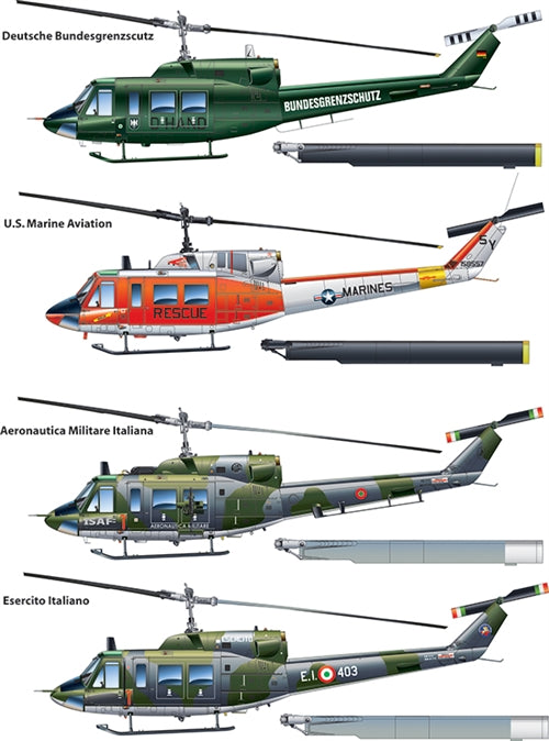 Italeri 2692 - SCALE 1 : 48 BELL AB 212 / UH 1N