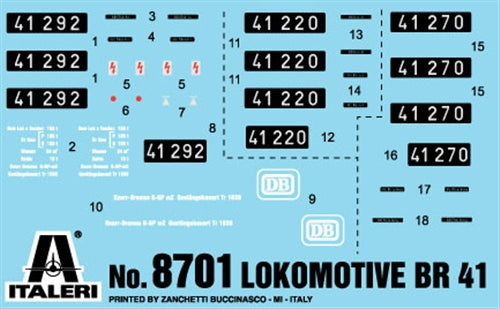 Italeri 8701 Lokomotive BR41 1:87