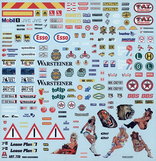 Italeri 0720 TRUCK ACCESSORIES 1:24