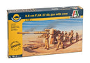 Italeri 7512 8.8 cm. FLAK 37 AA Gun - FAST ASSEMBLY 1:72