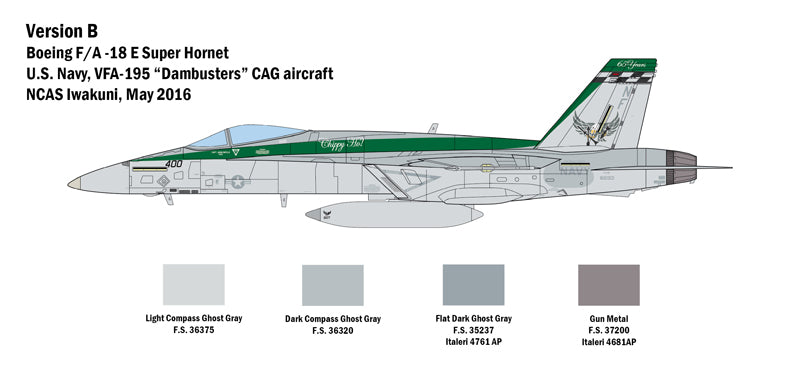 Italeri 2791 - SCALE 1 : 48 F/A-18 E SUPER HORNET