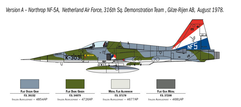 Italeri 1441 - SCALE 1 : 72 F-5A Freedom Fighter