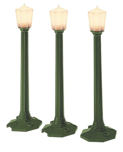 Lionel O 6-29247 Green Classic Street 3-Lamp Set