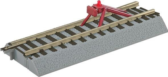 Lionel S 6-49866 American Flyer FasTrack Straight Track with Lighted Bumper (2)