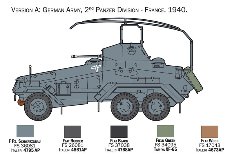 Italeri 6433 - SCALE 1 : 35 Sd. Kfz. 232 6 Rad.