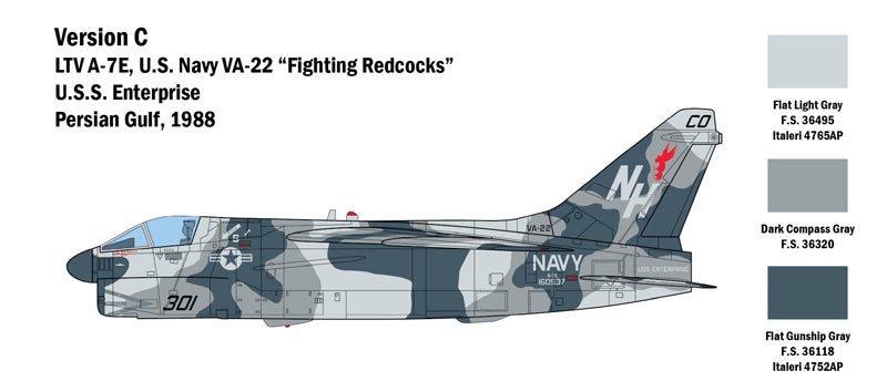 Italeri 2797 - SCALE 1 : 48 A-7E CORSAIR II