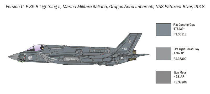 Italeri 1425 - SCALE 1 : 72 F-35 B Lightning II STOVL version