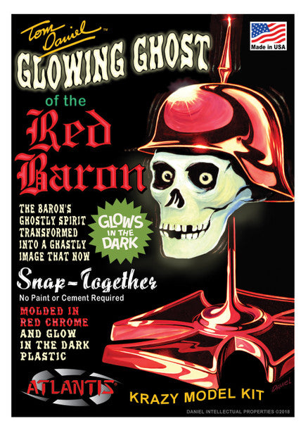 Atlantis Models M6742 1/4 GHOST RED BARON GLOW