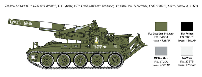 Italeri 6574 - SCALE 1 : 35 M110