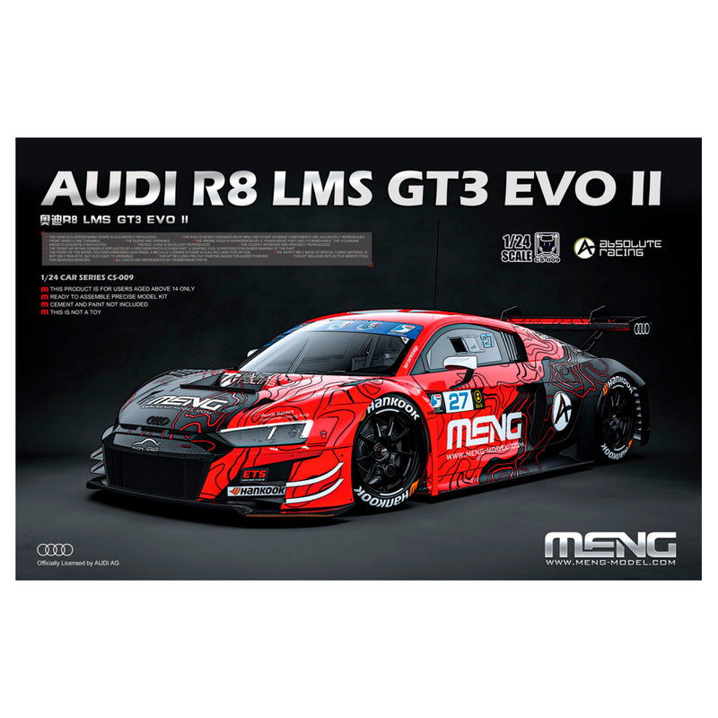 Meng 1/24 Audi R8 LMS GT3 EVO II