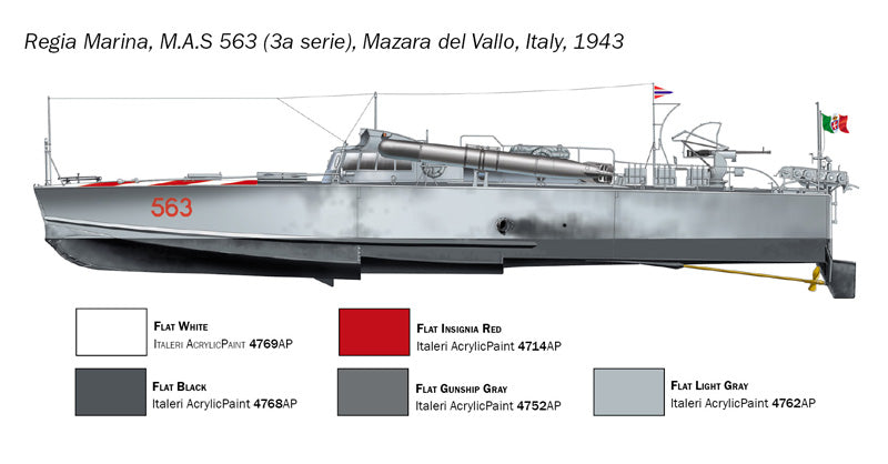 Italeri 5626 - SCALE 1 : 35 M.A.S. 563/568 with crew