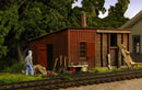 Monroe Models HO 2212 Pump House and Coal Shed Kit