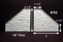 Monroe Models 703 Abutment Wings, HO Scale