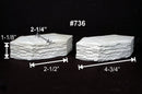 Monroe Models 736 Split Stone Cutwater, HO Scale