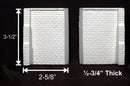 Monroe Models 930 2 Cut-Stone Bridge Abutments With 4 Wing Walls, HO Scale