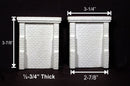 Monroe Models 930 2 Cut-Stone Bridge Abutments With 4 Wing Walls, HO Scale