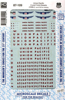Microscale HO 87-0109 Union Pacific E and F-Unit Diesels (1946+)