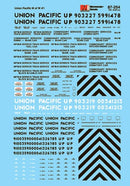 Microscale HO 87-0254 Union Pacific Maintenance of Way Equipment (1960s+)