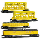 Micro-Trains N 983 02 277 Baggage-RPO, 3 Flatcars, Catenary MOW Car Set, Pennsylvania
