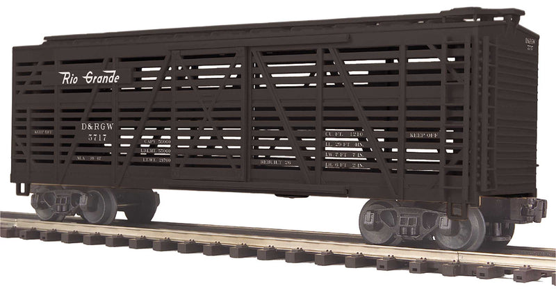 MTH O 20-94731 Premier Steel Sided Stock Cars, Denver Rio Grande Steel
