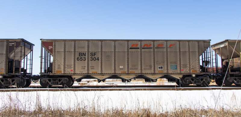 PREORDER Rapido 169062A HO AutoFlood III Rapid Discharge Coal Hopper w/Load - Ready to Run -- Union Pacific (silver, yellow, black, Building America Logo)