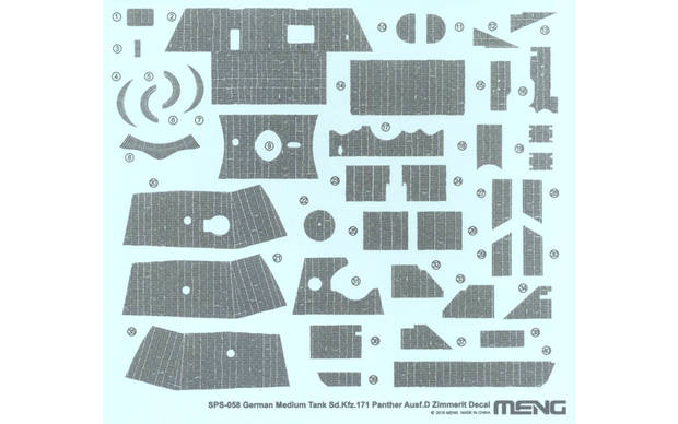 Meng-Model SPS-058 Sd.Kfz.171 Panther Ausf.D Deca 1:35