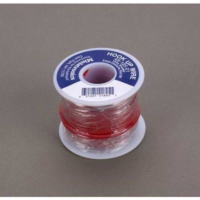 Miniatronics 4818501 18 Gauge Flexible Stranded Wire-Single Conductor, Red (100')