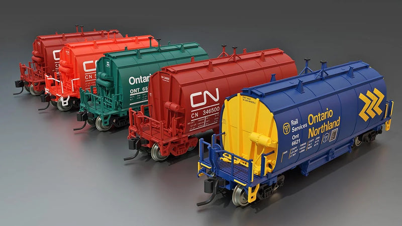 Rapido 543003A N Short Barrel Ore Hopper - Ready to Run -- Canadian National (mineral brown, noodle logo)